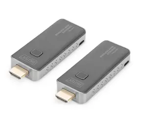 Digitus DS-55318 čierna / Bezdrôtový HDMI extender / dosah 50 m / Full HD 60Hz / Wi-Fi 5 GHz / WPA2