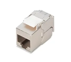 Digitus DN-93615-S sivá / Keystone modul / CAT6A / tienený / RJ-45 / LSA