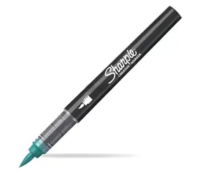 Sharpie Popisovač Creative zelená / Štetcový hrot / Akrylová náplň / Vodeodolný