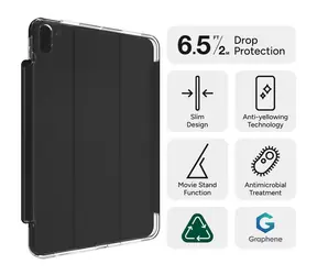 ZAGG Crystal Palace Folio transparentné / Ochranné púzdro / Apple iPad Pro 11" (M4) / Grafénová ochrana proti pádu 2 m