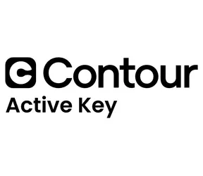 Contour ACTIVE KEY AK-440 čierna / Klávesnica s trackballom / US layout / drôtová / USB