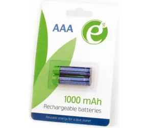 Gembird Nabíjacie batérie AAA 1000 mAh 2 ks / Batéria / Ni-MH / 1,2 V