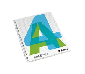 Esselte Blok krúžkový A4 / Blok / linajkový / 70 listov / 70 g/m2