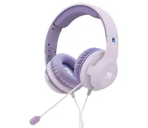 HORI Gaming Headset levanduľová / Herné slúchadlá s mikrofónom / pre Nintendo Switch 2 / 3.5mm jack