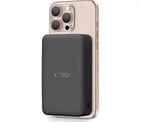 Tech-Protect PB12 LifeMag čierna / Powerbanka / 20 000 mAh / MagSafe bezdrôtové nabíjanie