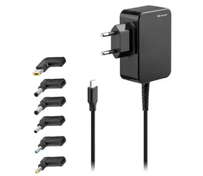 Tracer Prime 65W USB-C 7v1 / Napájací adaptér / 65 W / USB-C / Power Delivery / 6 konektorov