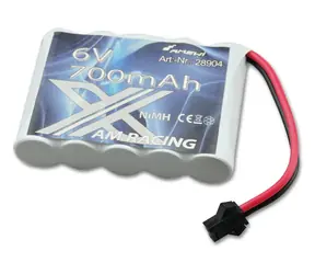 AMEWI Nabíjacia batéria NiMH 6V/700mAh HBX konektor / Nabíjacia batéria / RC auto / NiMH / 5 článkov