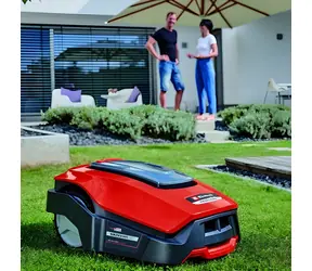 Einhell FREELEXO 1200 LCD BT červená / Robotická kosačka / 1200 m2 / 18V 5,2 Ah / LCD displej / Bluetooth