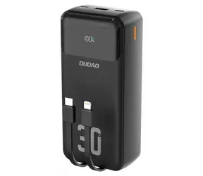 Dudao K15MAX čierna / Powerbanka / 30 000 mAh / PD 22,5W