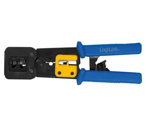 LogiLink WZ0037 čierna / Krimpovacie kliešte / RJ11 / RJ12 / RJ45 / EZ
