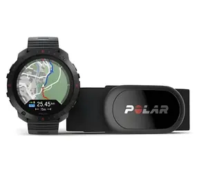 Polar Grit X2 Pro H10 čierna / Chytré hodinky / Sada s hrudným pásom H10 / Veľkosť S/L