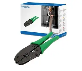 LogiLink WZ0013 čierna / Krimpovacie kliešte / RJ45 Hirose / 8P8C