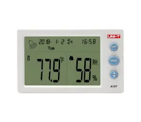 UNI-T A13T / Merač teploty a vlhkosti / -10 až 50 ° C / 20-95 % RH