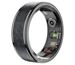 Colmi R10 veľ. 7 čierna / Šikovný prsteň / Bluetooth 5.0 / 5ATM / SpO2 / monitor spánku