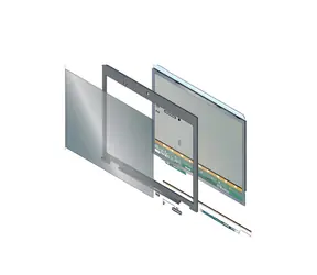 3M ALCF-P ABR2 / Fólia pre filter súkromia / 432×432 mm / Matný povrch / Uhol 60°