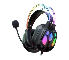 ONIKUMA X89 čierna / Herné slúchadlá / USB / jack 3.5 mm / RGB / mikrofón