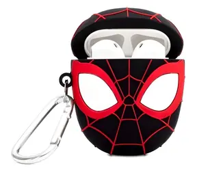 ThumbsUp! PowerSquad Puzdro pre AirPods Miles Morales čierna/červená / Puzdro / Silikón / 1./2. gén. AirPods