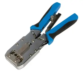 LogiLink WZ0035 čierna / Krimpovacie kliešte / RJ45 / RJ12 / Cat5e / Cat6