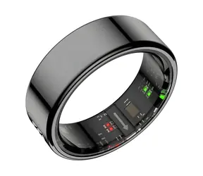 Colmi R12 vel. 9 19,1mm čierna / Chytrý prsteň / LED displej / Bluetooth 5.0 / 1ATM / výdrž 3-5 dní
