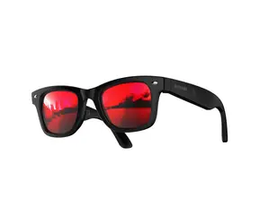 BlitzWolf BW-AG1 červená / Inteligentné okuliare / AI asistent / Bluetooth / IP66