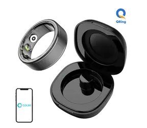 COLMi R03 veľ. 9 (18,9 mm) čierna / Šikovný prsteň / Bluetooth 5.0 / 5ATM
