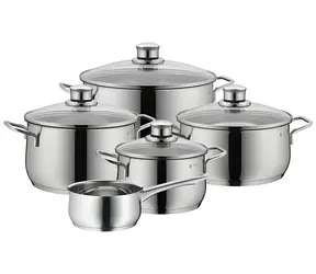 WMF Diadem PLUS / Sada hrncov / 5 dielov / nerezová oceľ Cromargan 18/10 / indukcia
