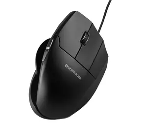 Contour UniMouse čierna matná / Ergonomická myš / USB / pre pravákov