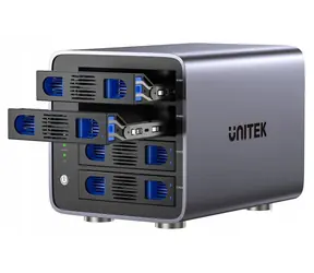 Unitek RAID box pre 4 disky / Externý box pre HDD / RAID 0/1/5/10, JBOD