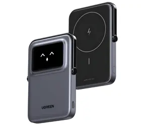 Ugreen Uno PB571 čierna / Powerbanka / 5000mAh / 20W / TFT displej