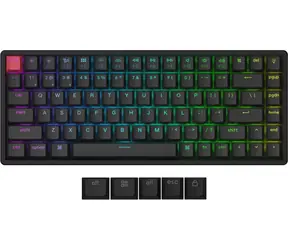 Keychron K2 v3 čierna / Klávesnica / 84 kláves / Mechanická / Super Banana switch / Bezdrôtová