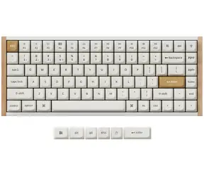 Keychron K2H Double-Rail Magnetic Nebula biela / Herná bezdrôtová klávesnica / Hall Effect / BT / USB