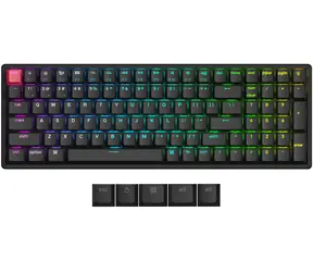 Keychron K4 V3 (Super Red) čierna / Klávesnica / Mechanická / Super Red switch / Bezdrôtová