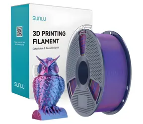 Sunlu PLA+ Silk červeno-modrá / Filament / PLA+ / 1 kg / dvojfarebný
