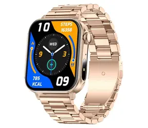 Colmi P80 oceľovo zlatá / Chytré hodinky / 1,83 "HD / Bluetooth volanie / 100+ šport. režimov / IP67