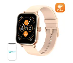 COLMi P81 zlatá / Chytré hodinky / 1,9 "displej / SpO2 / krvný tlak / Bluetooth hovory / IP68