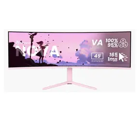 49" Arozzi Nova ružová / Monitor / VA / 5120×1440 / 165Hz / 1500R / HDR10