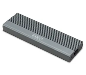 Digitus Externý box M.2 NVMe a SATA / Externý box / USB 3.1 Gen 2 / 10 Gbps / hliníkový / bez skrutkovania