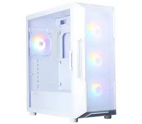 Zalman i3 Neo V2 biela / PC skriňa / ATX / 4X RGB 120mm fan / temperované sklo / USB-C