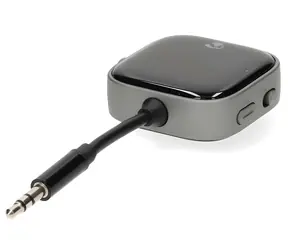 Nedis Bluetooth vysielač a prijímač / Audio adaptér / TX/RX 2v1 / Duálne párovanie / Displej / výdrž 10 h
