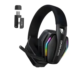 ONIKUMA GT826 čierna / Herné slúchadlá / mikrofón / Bluetooth 5.4 / 2,4 GHz / RGB