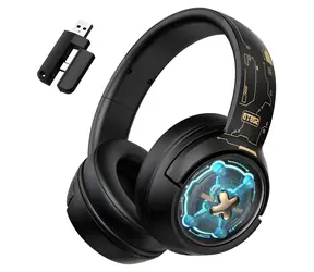 ONIKUMA GT802 čierna / Herné slúchadlá / Bluetooth 5.4 / 2,4 GHz / RGB / mikrofón