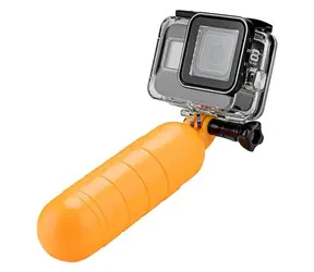 Telesin GP-MNP-102 oranžová / Plávajúca rukoväť / pre akčné a športové kamery / 150 mm