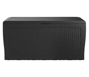 Keter Samoa Rattan 270 l grafitový / Záhradný box / Ratanový vzhľad