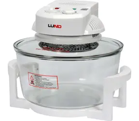 Lund Halogénová rúra 17L biela / Halogénová rúra / 1400 W / 65-250 °C / časovač 60 min