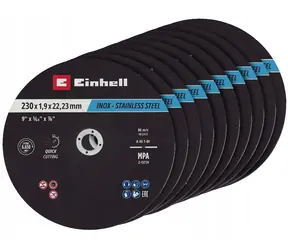 Einhell Sada rezných kotúčov na kov 230x2,0 mm