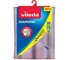 Vileda Dimond / Poťah pre žehliacu dosku / 120 x 38 cm / žiaruvzdorný do 200 °C