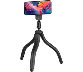 FIXED Creator čierna / Flexibilný statív / MagSafe / 1/4" závit / ohybné nohy
