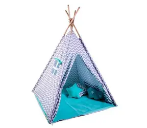 G21 TEEPEE Jazerné kráľovstvo tyrkysová / Detský stan / Pre hranie doma aj na záhrade