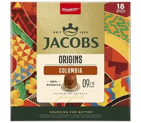 Jacobs Origins Colombia Nespresso 18 ks / Kapsľová káva