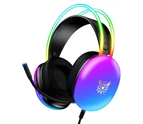ONIKUMA X25 čierna / Herné slúchadlá / USB / jack 3.5 mm / RGB / mikrofón